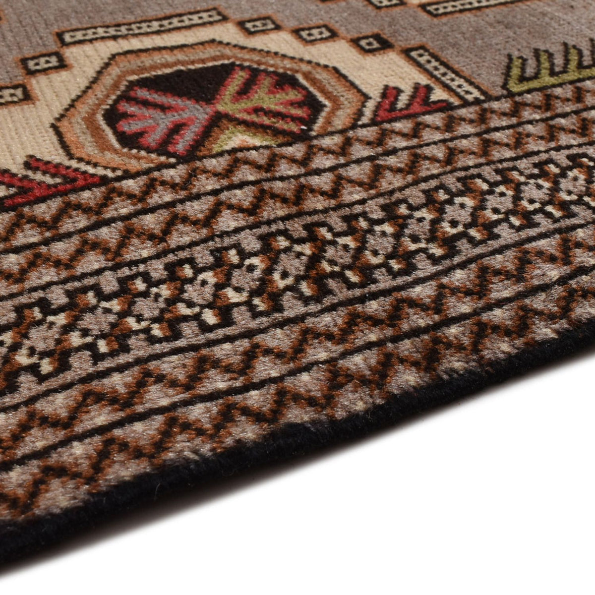 Alfombra Turkaman - 188 x 127 cm - multicolor