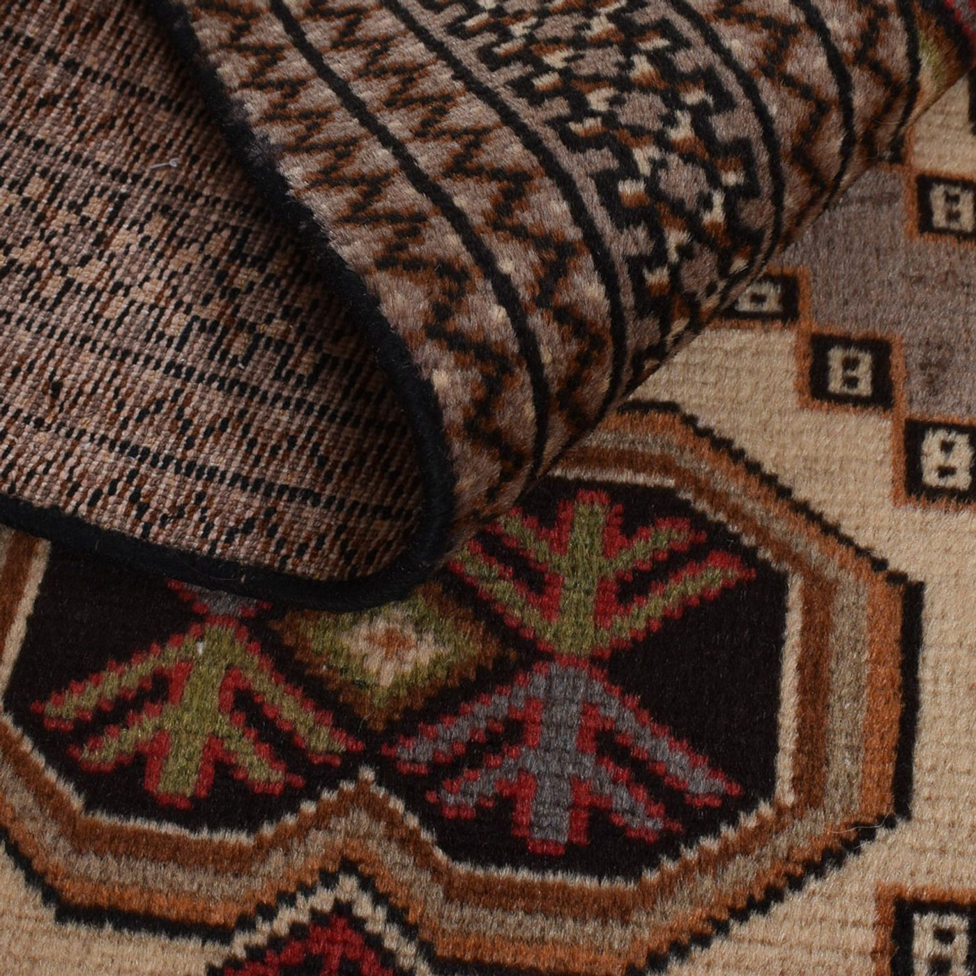 Alfombra Turkaman 188x127cm - Alfombra persa