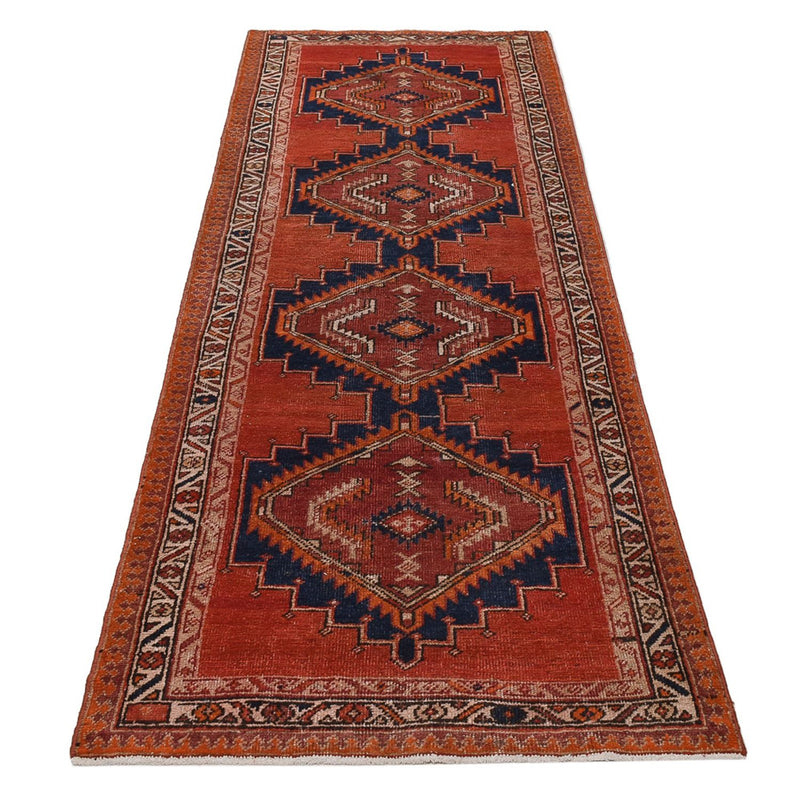 Alfombra de pasillo Alfombra persa - Nómada - 315 x 93 cm - rojo