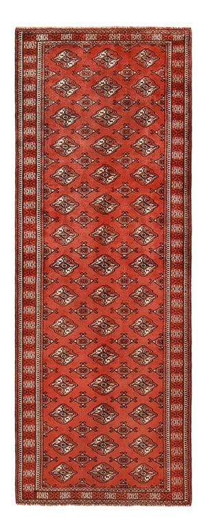 Alfombra de pasillo Alfombra Turkaman - 266 x 97 cm - rojo