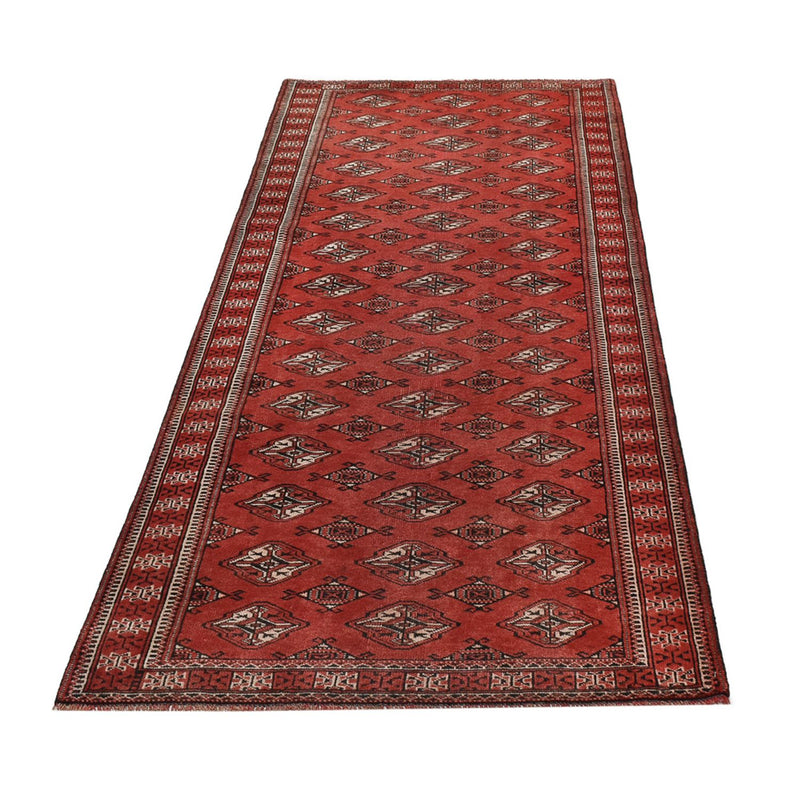 Alfombra de pasillo Alfombra Turkaman - 266 x 97 cm - rojo