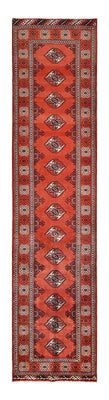 Alfombra de pasillo Alfombra Turkaman - 333 x 96 cm - rojo