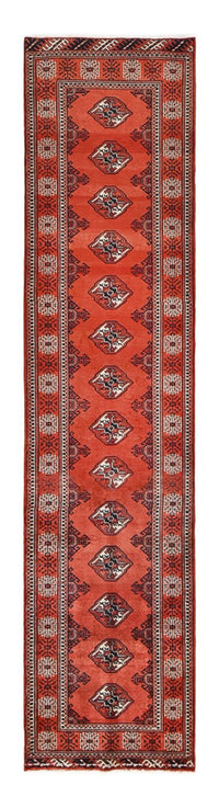 Alfombra de pasillo Alfombra Turkaman - 333 x 96 cm - rojo