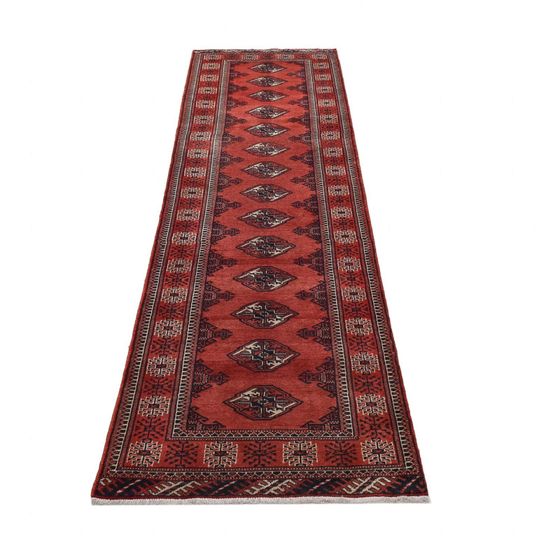 Alfombra de pasillo Alfombra Turkaman - 333 x 96 cm - rojo