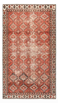 Alfombra de pasillo Alfombra Vintage - 194 x 108 cm - rojo