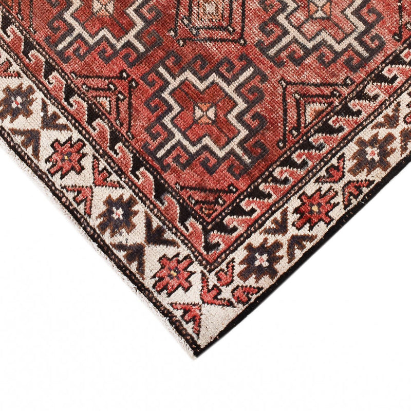 Alfombra de pasillo Alfombra Vintage - 194 x 108 cm - rojo
