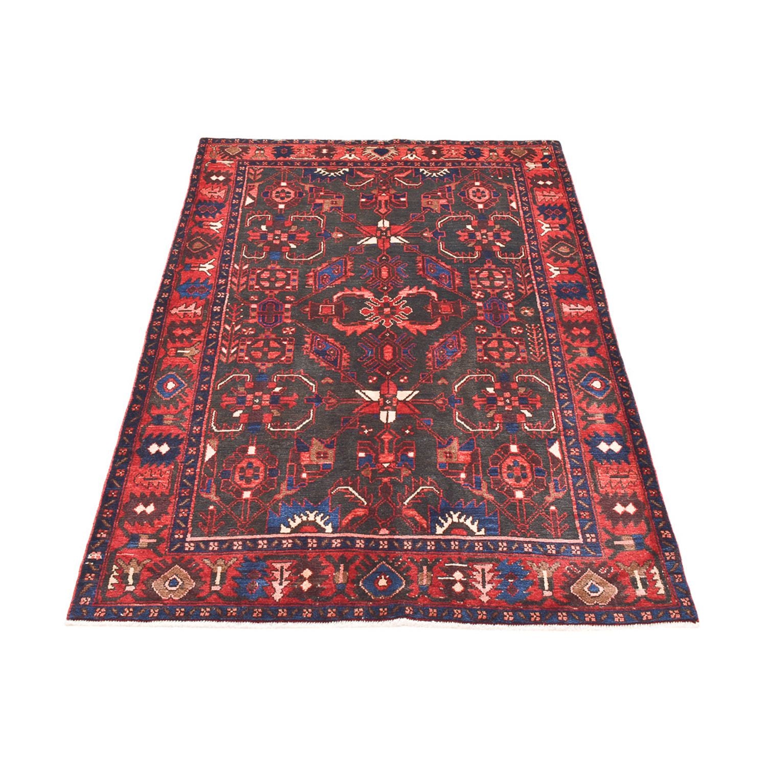 Alfombra persa - Nómada - 212 x 139 cm - rojo