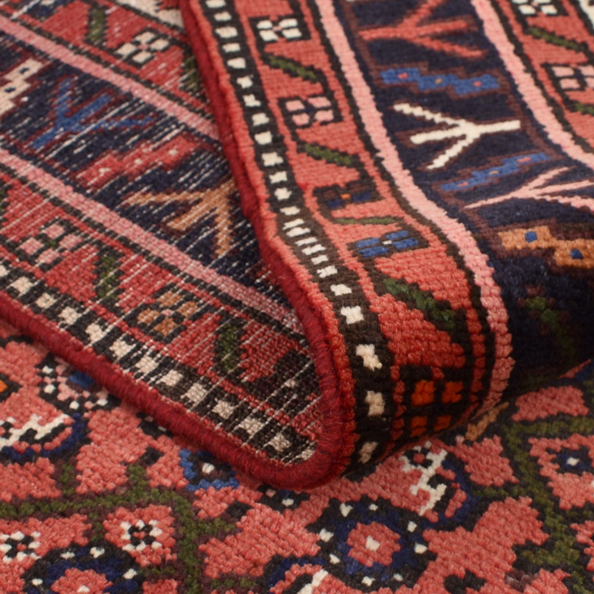 Alfombra de pasillo Alfombra persa - Nómada - 240 x 116 cm - rojo claro