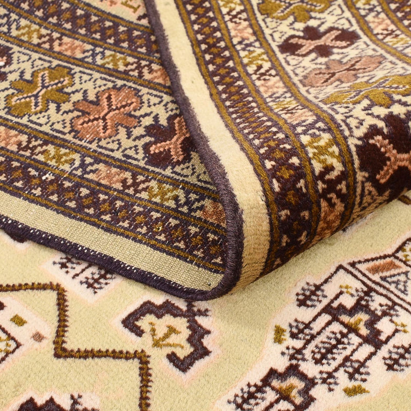 Alfombra Turkaman - 213 x 146 cm - beige claro