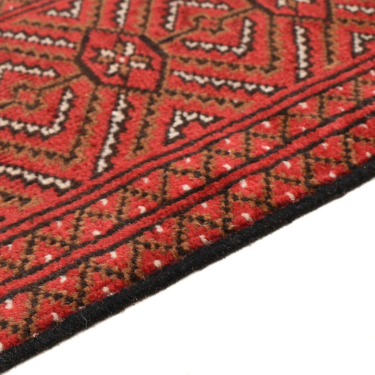 Alfombra Turkaman - 186 x 125 cm - rojo