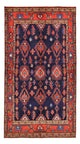 Alfombra persa - Nómada - 250 x 142 cm - azul oscuro