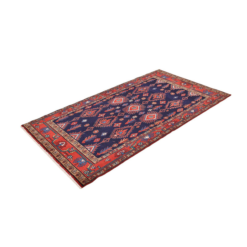 Alfombra persa - Nómada - 250 x 142 cm - azul oscuro