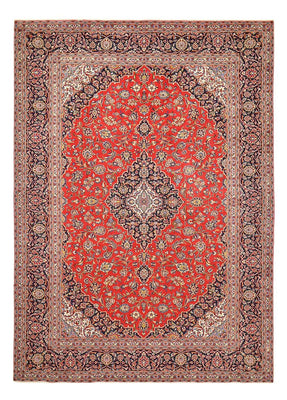 Alfombra persa - Keshan - 405 x 290 cm - rojo