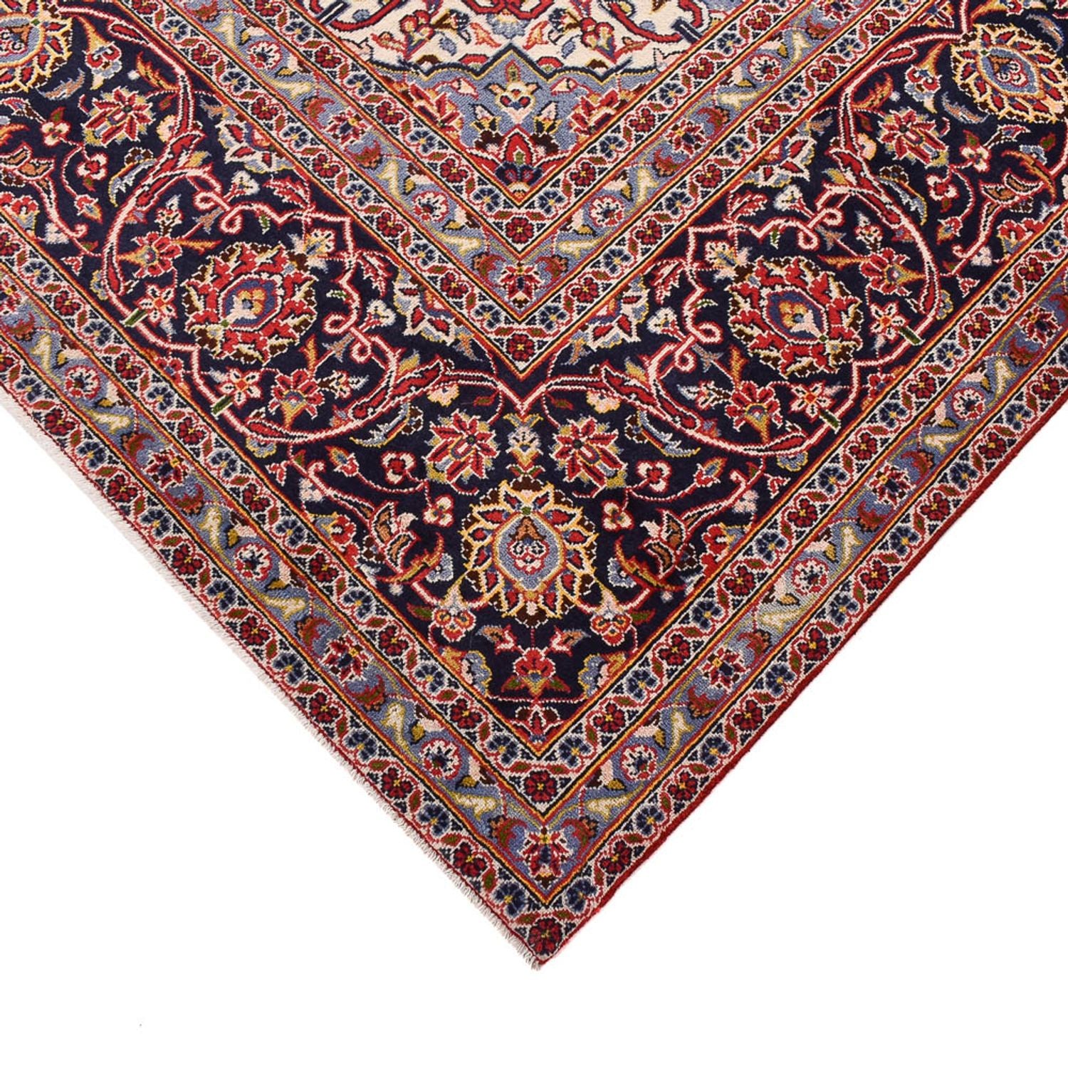 Alfombra persa - Keshan - 405 x 290 cm - rojo