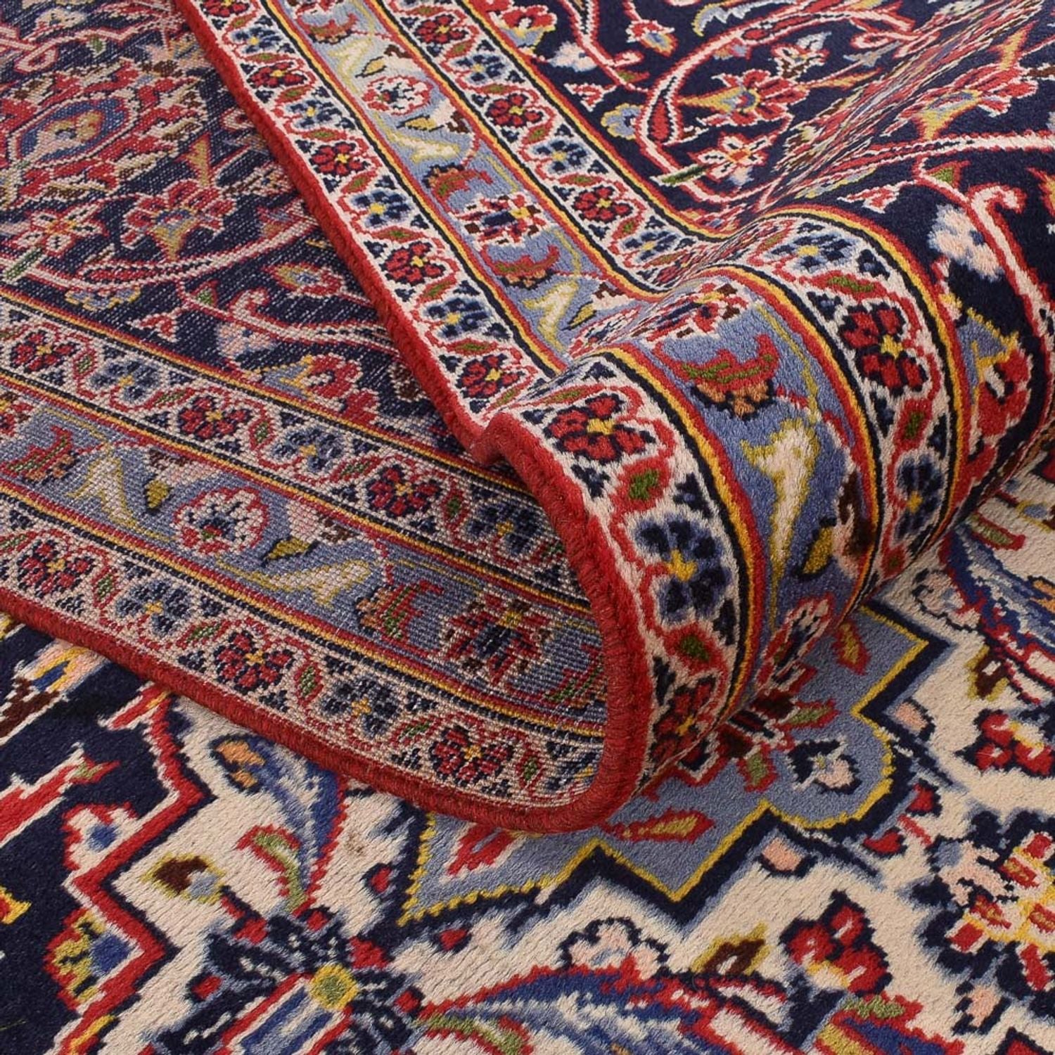 Alfombra persa - Keshan - 405 x 290 cm - rojo