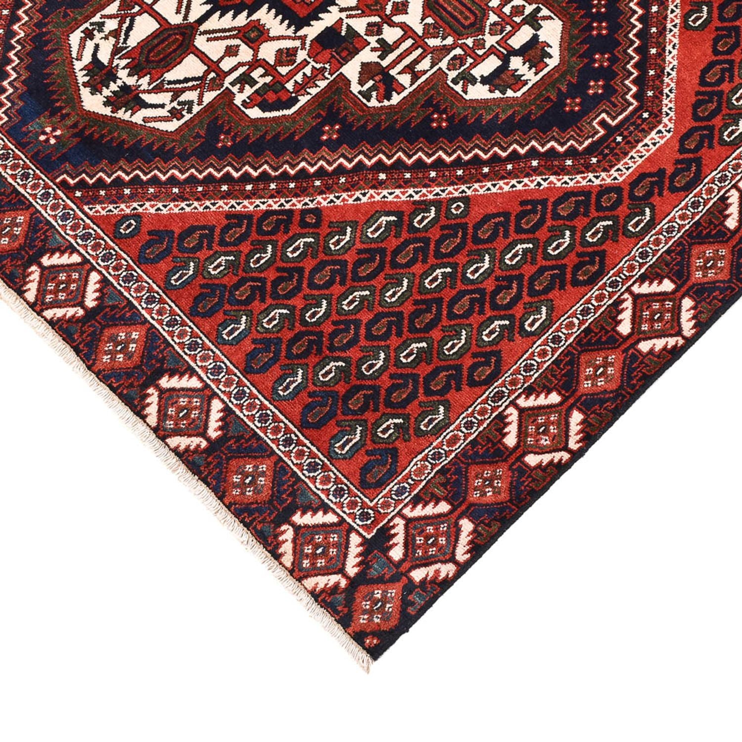 Alfombra persa - Nómada - 174 x 126 cm - óxido