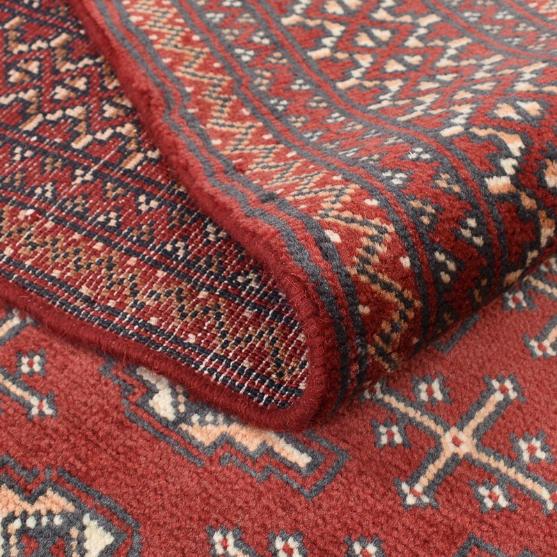 Alfombra Turkaman - 190 x 130 cm - rojo