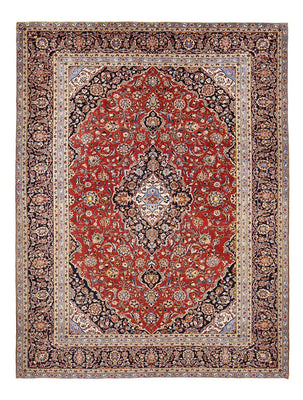 Alfombra persa - Keshan - 378 x 285 cm - rojo