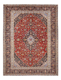Alfombra persa - Keshan - 378 x 285 cm - rojo