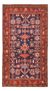Alfombra de pasillo Alfombra persa - Nómada - 226 x 123 cm - rojo