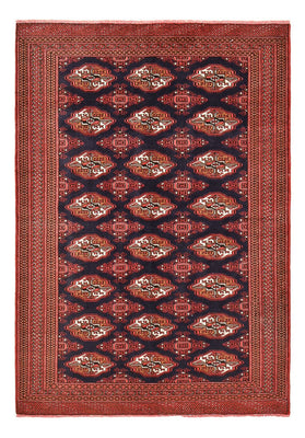 Alfombra Turkaman - 190 x 129 cm - rojo