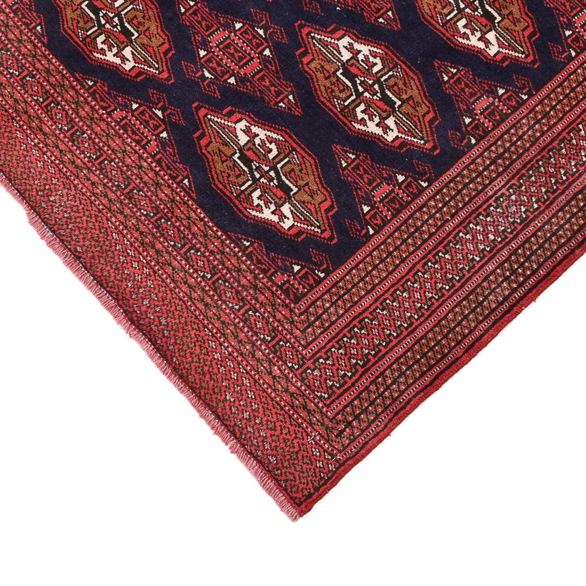 Alfombra Turkaman - 190 x 129 cm - rojo