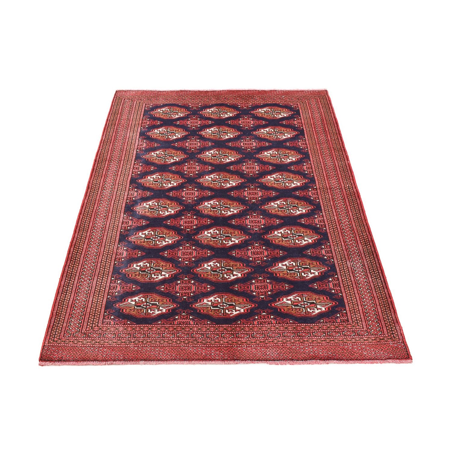 Alfombra Turkaman - 190 x 129 cm - rojo