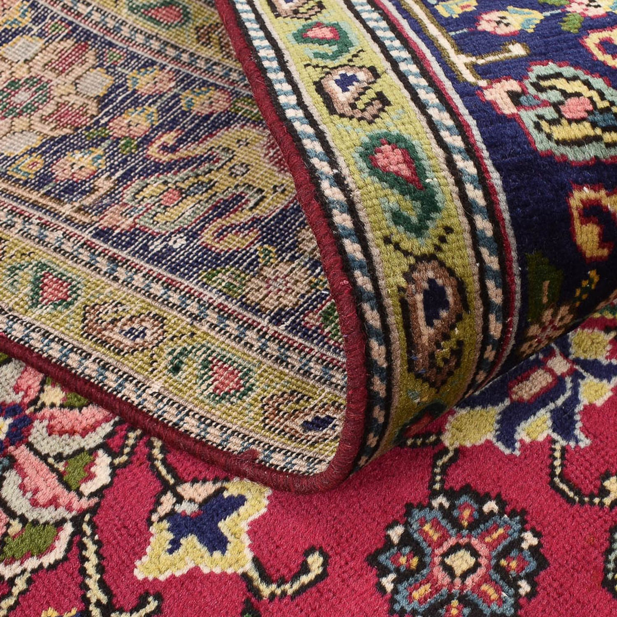 Alfombra persa - Tabriz - 198 x 142 cm - rojo