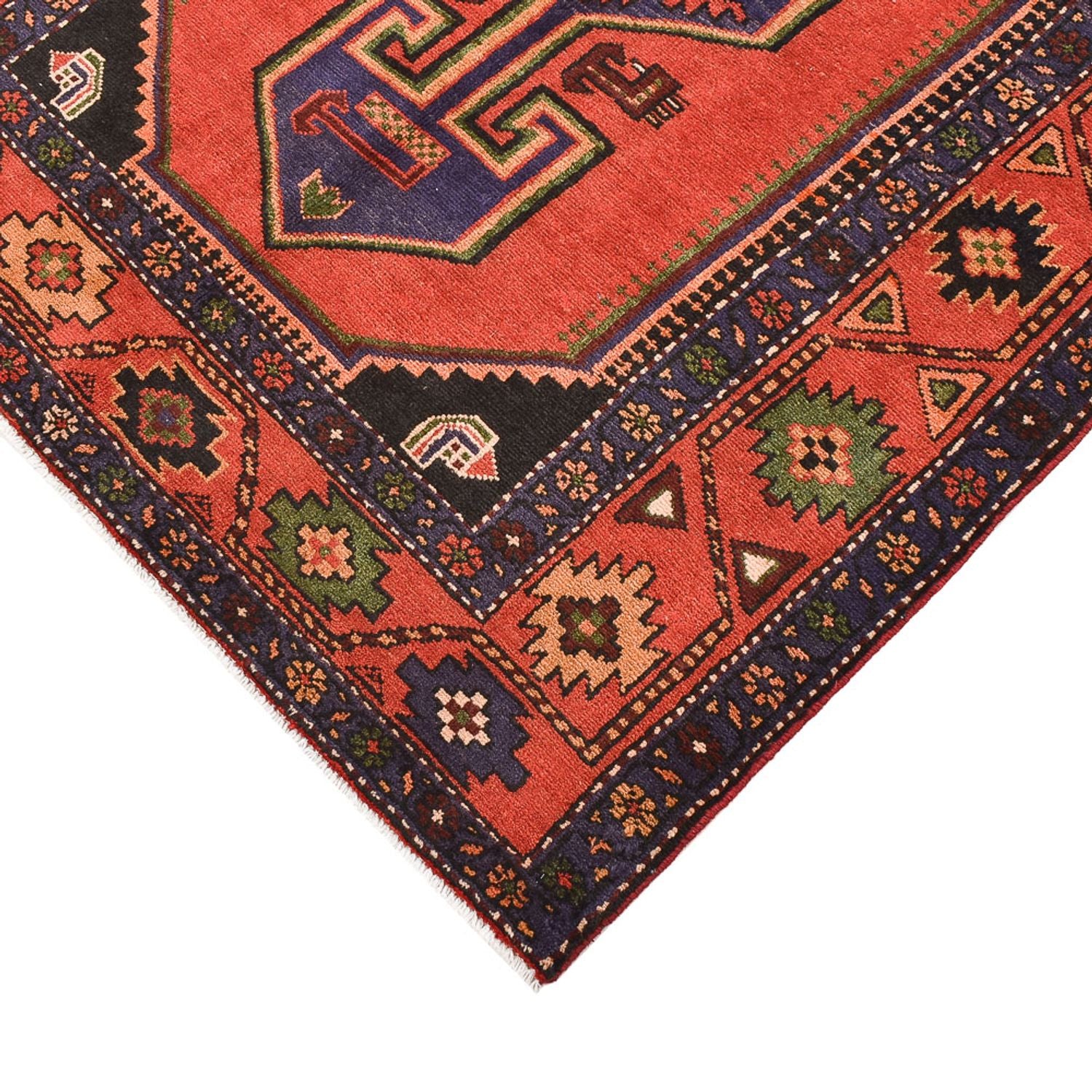 Alfombra persa - Bidjar - 226 x 136 cm - naranja