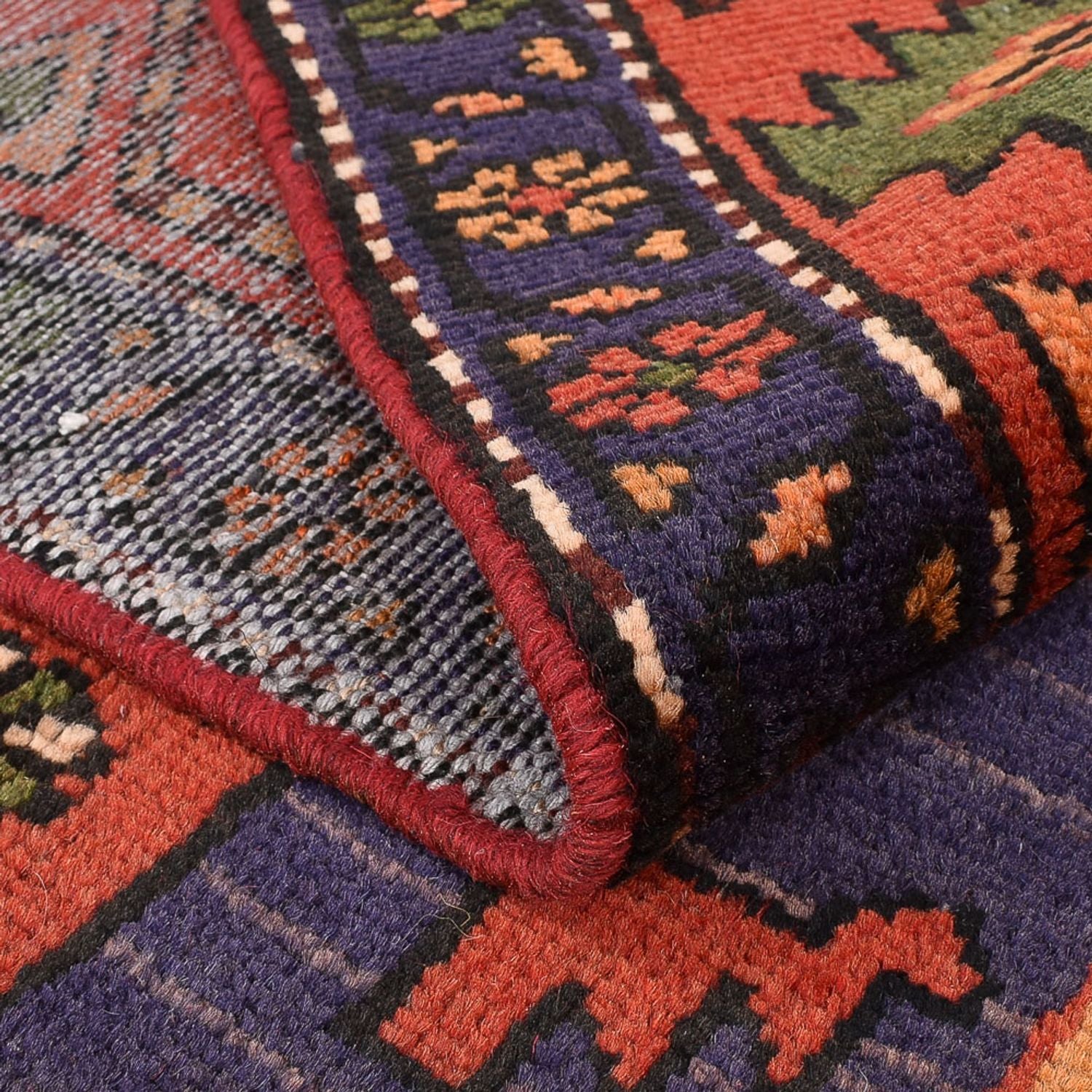 Alfombra persa - Bidjar - 226 x 136 cm - naranja