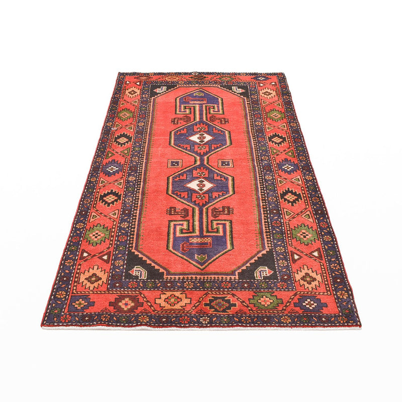 Alfombra persa - Bidjar - 226 x 136 cm - naranja