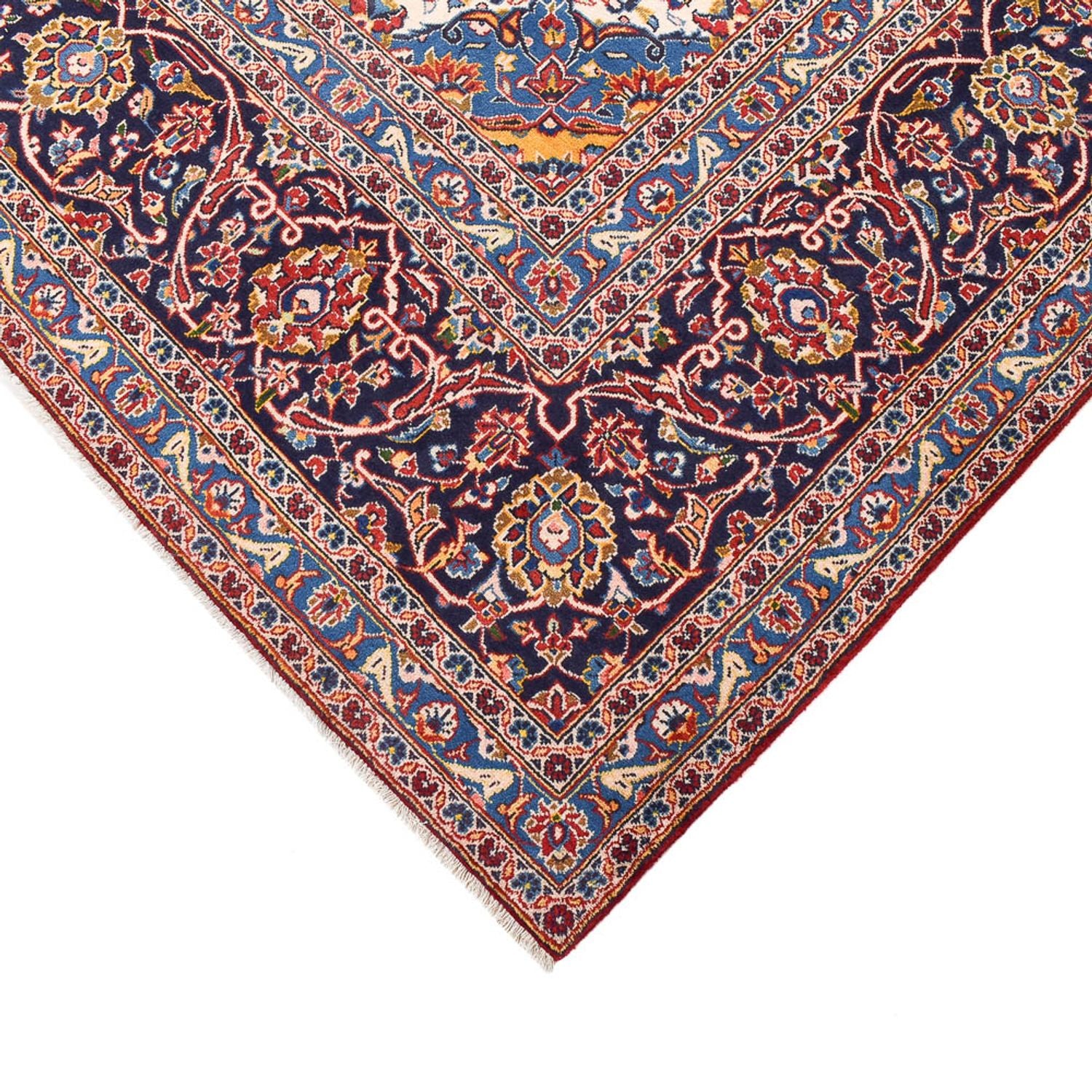 Alfombra persa - Keshan - 422 x 290 cm - rojo