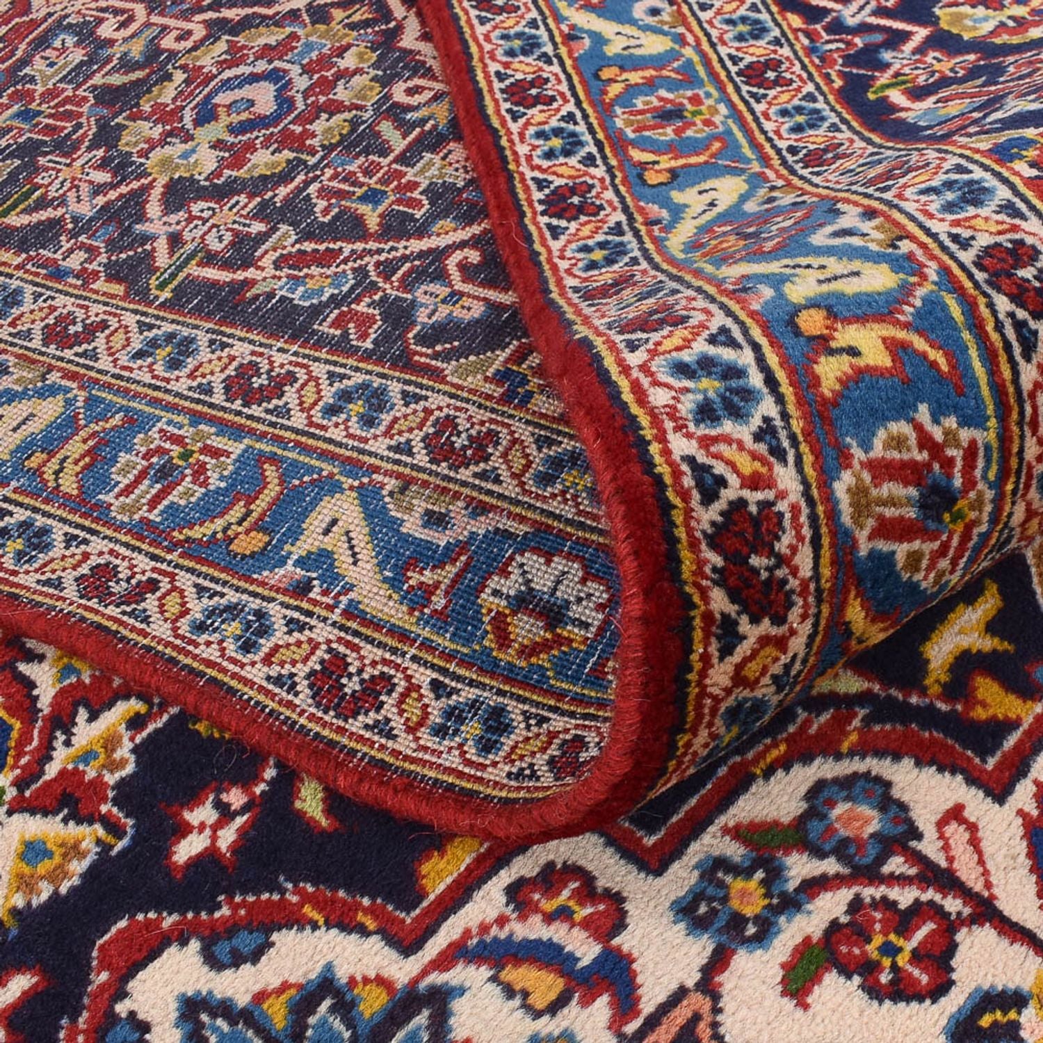Alfombra persa - Keshan - 422 x 290 cm - rojo