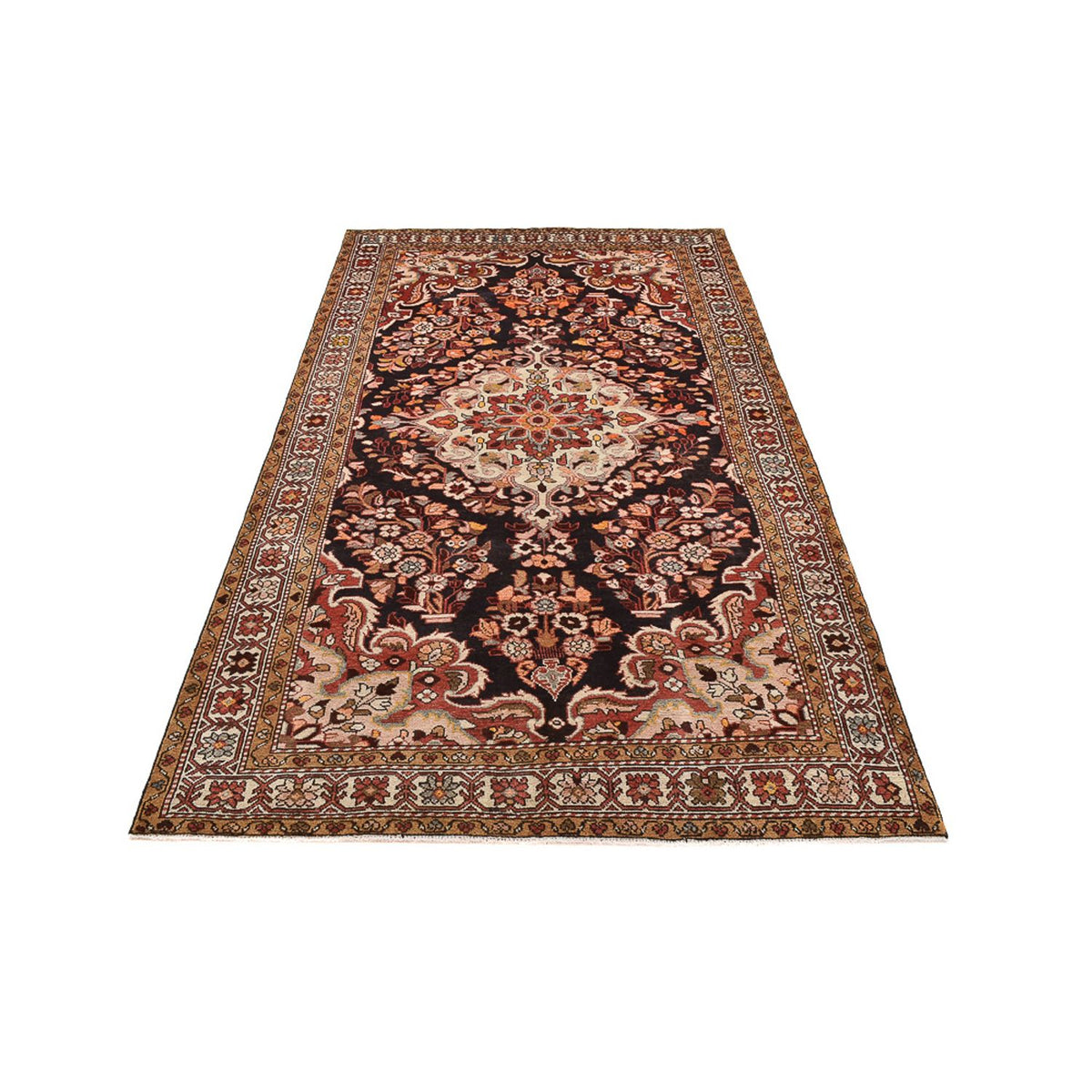 Alfombra persa - Nómada - 295 x 154 cm - beige oscuro