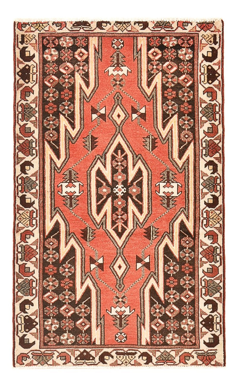 Alfombra persa - Nómada - 125 x 75 cm - rojo claro