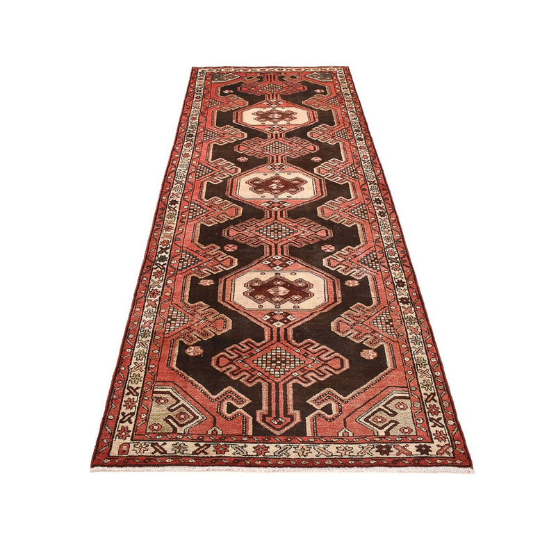 Alfombra de pasillo Alfombra persa - Nómada - 318 x 109 cm - terracota