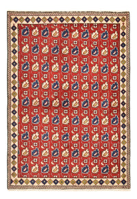 Alfombra persa - Tabriz - 140 x 96 cm - rojo
