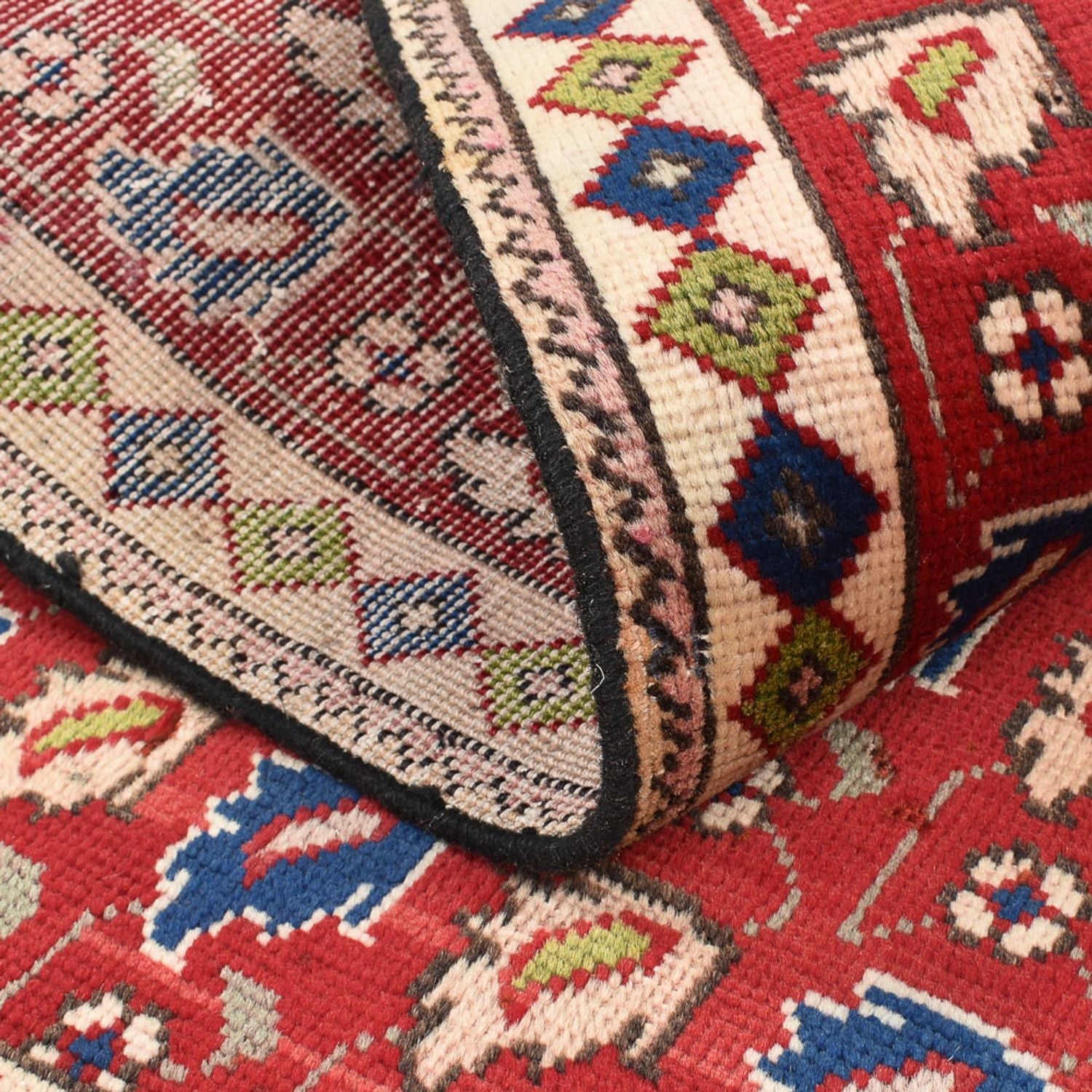 Alfombra persa - Tabriz - 140 x 96 cm - rojo