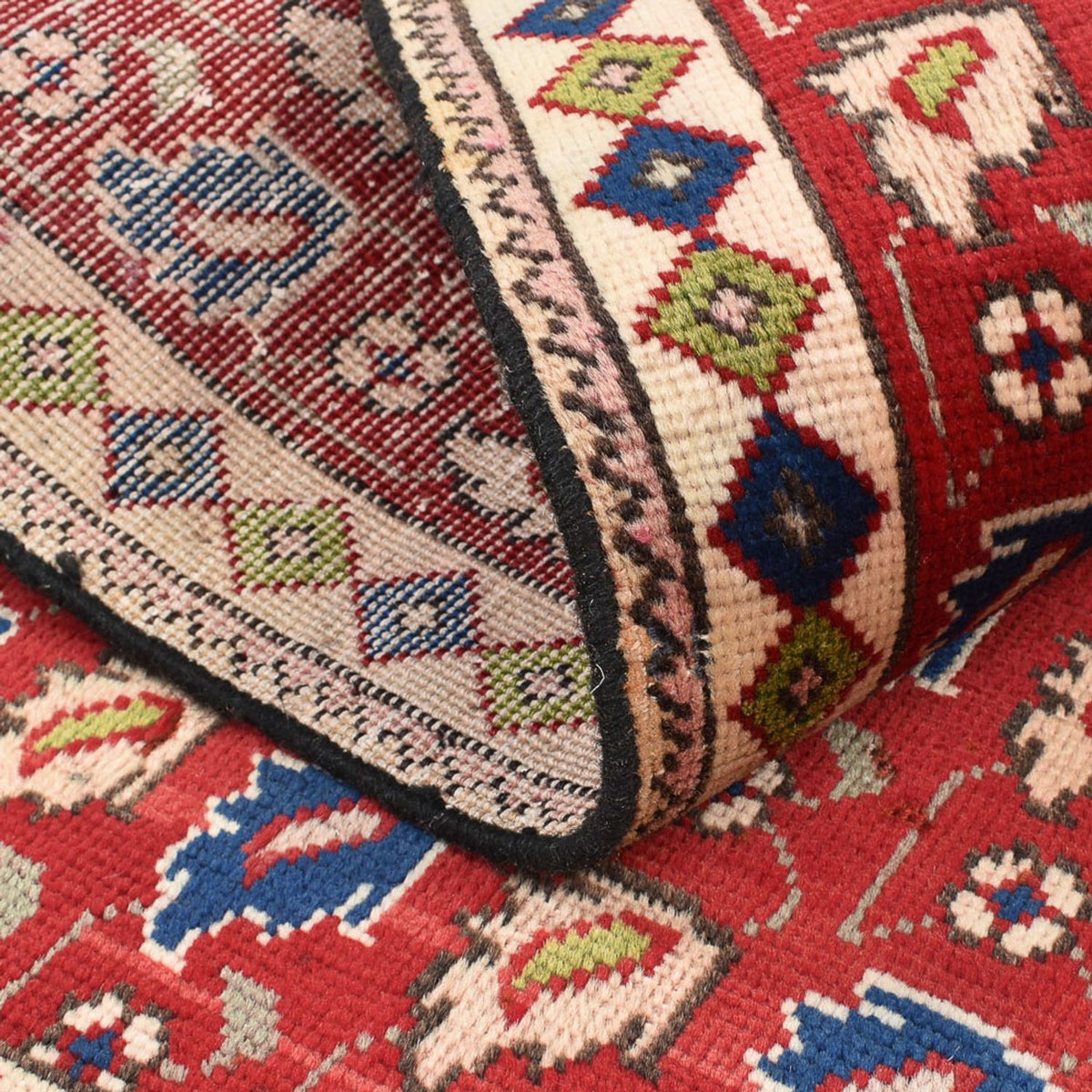 Alfombra persa - Tabriz - 140 x 96 cm - rojo