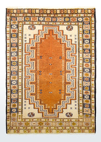 Alfombra Turkaman - 86 x 56 cm - multicolor