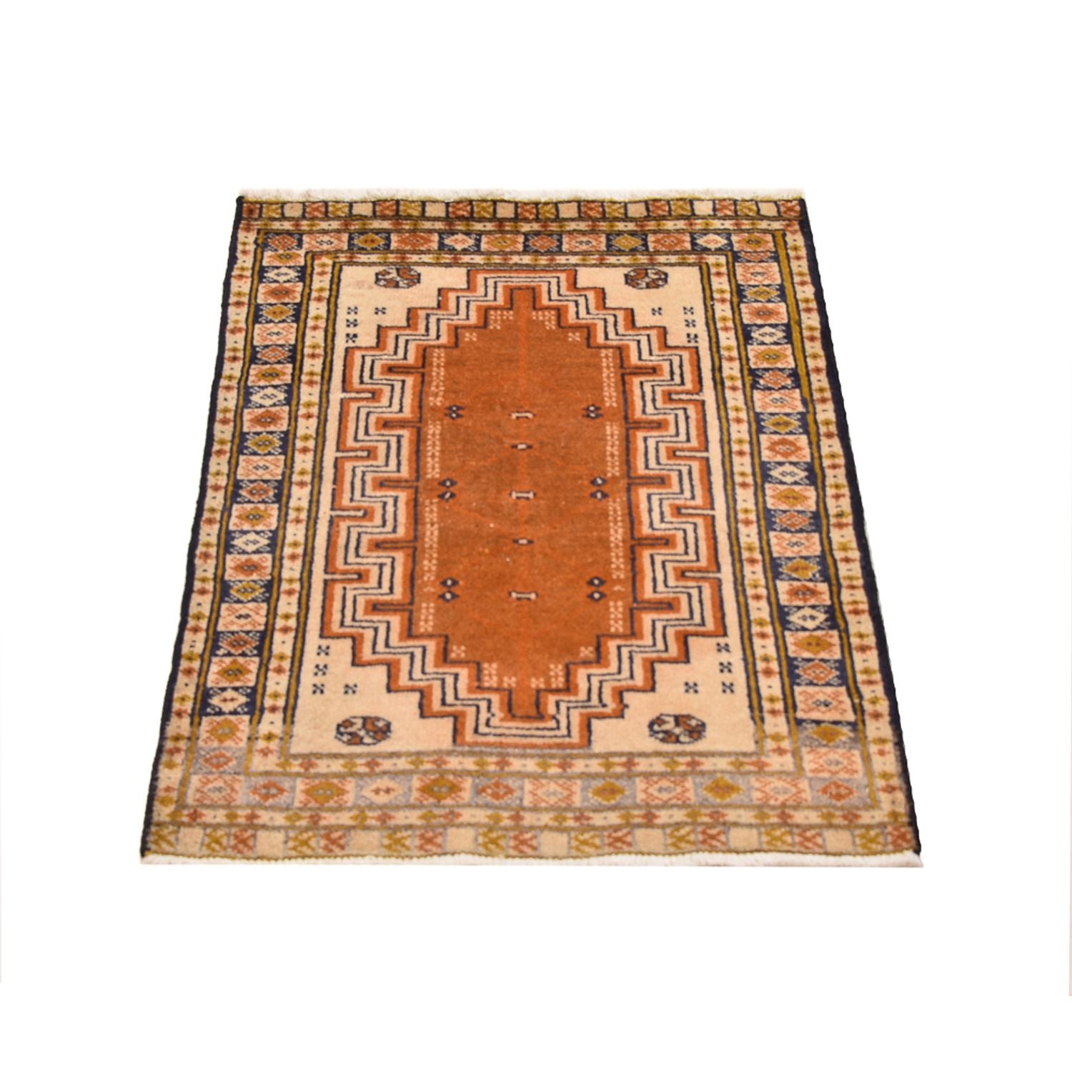 Alfombra Turkaman - 86 x 56 cm - multicolor
