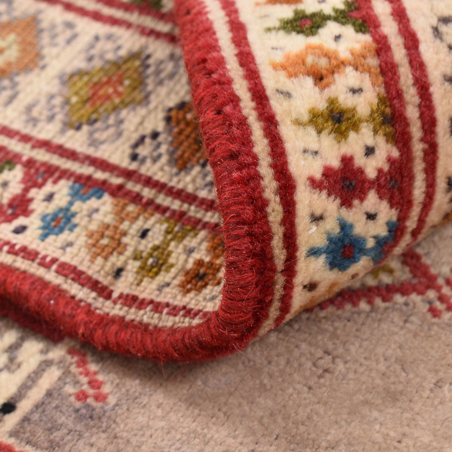 Alfombra Turkaman - 79 x 64 cm - rosa