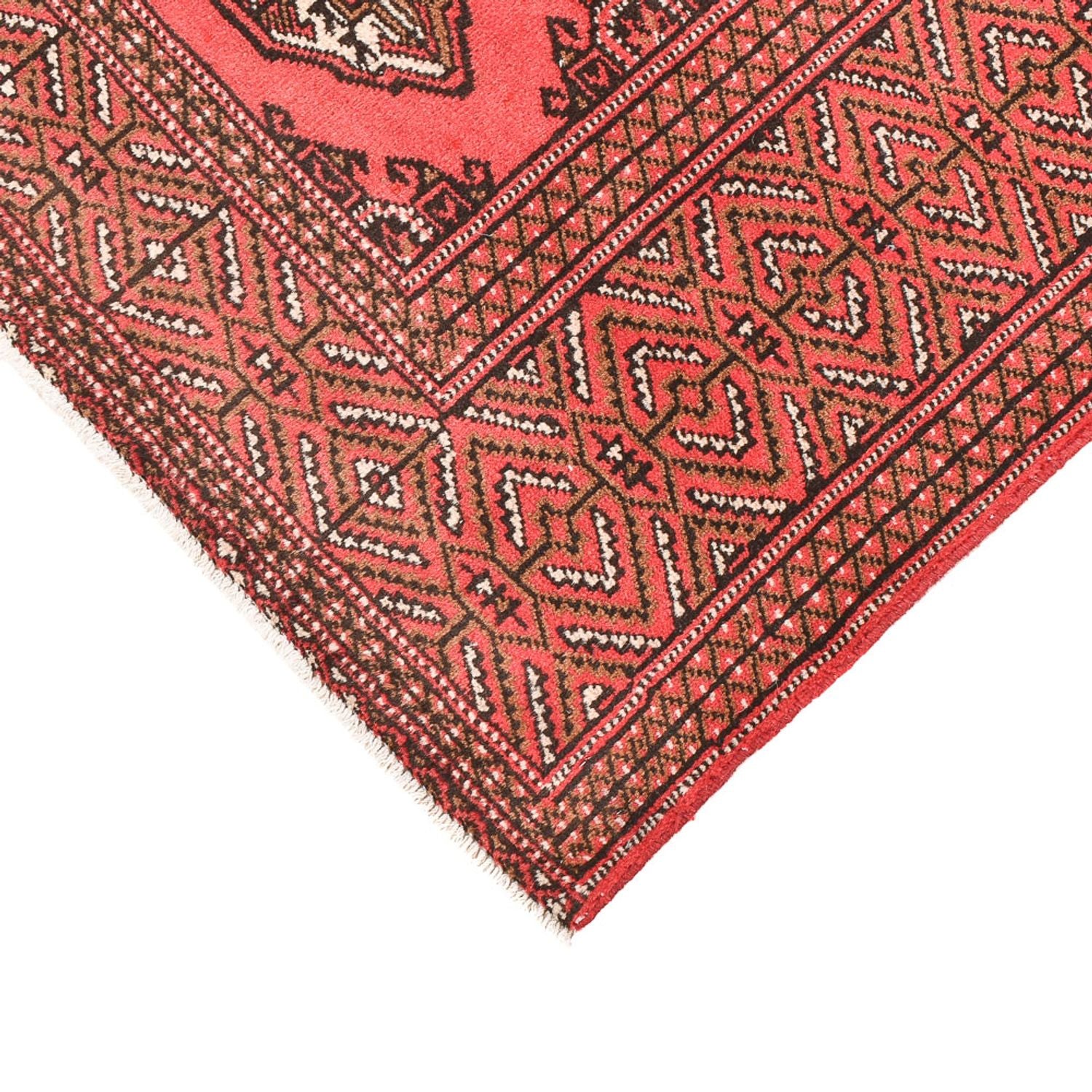 Alfombra Turkaman - 144 x 98 cm - rojo