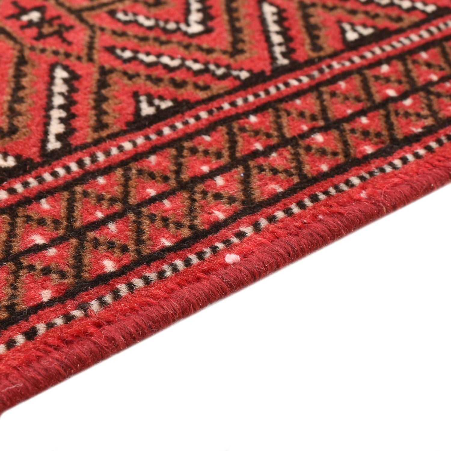 Alfombra Turkaman - 144 x 98 cm - rojo