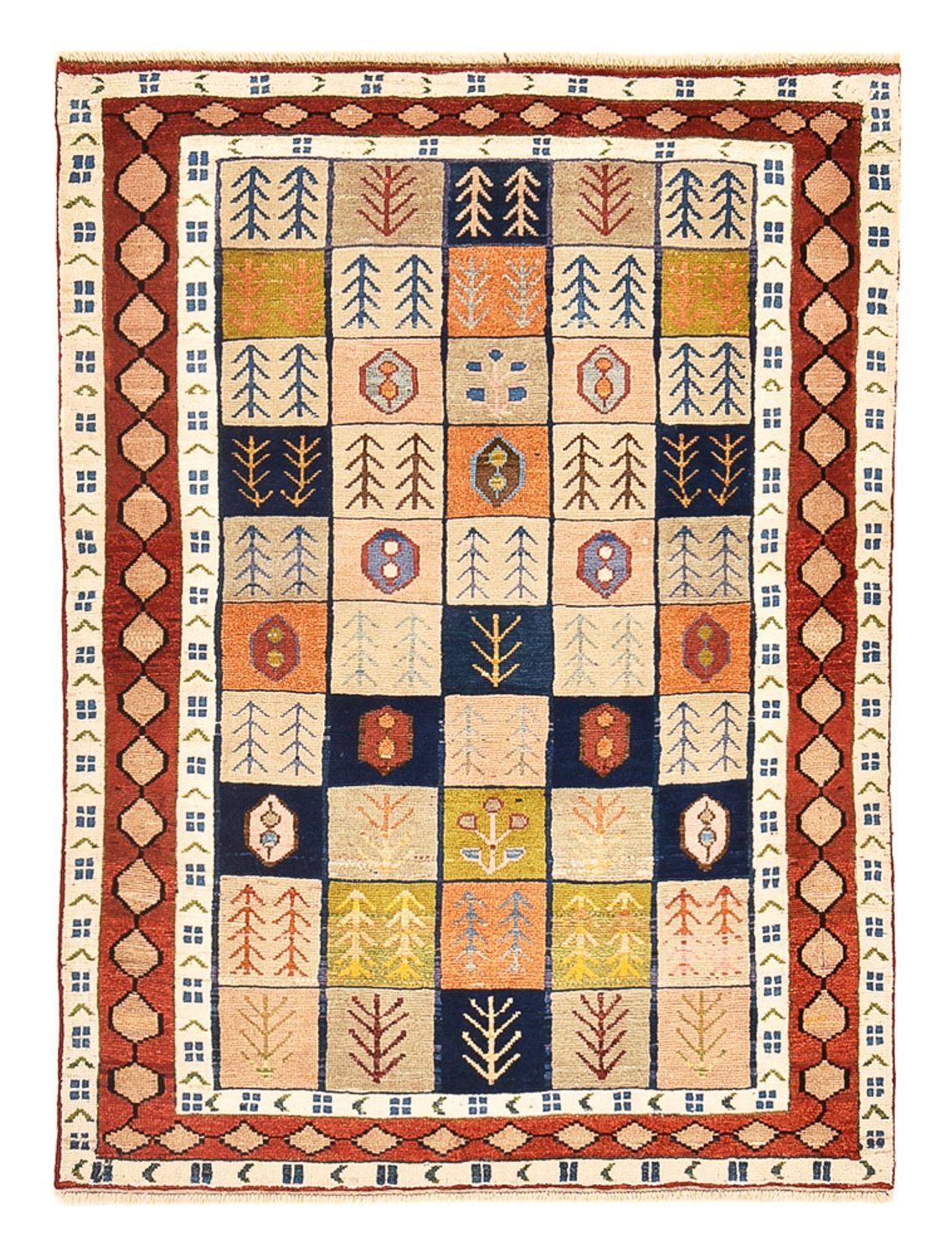 Alfombra Gabbeh - Persa - 143 x 103 cm - multicolor