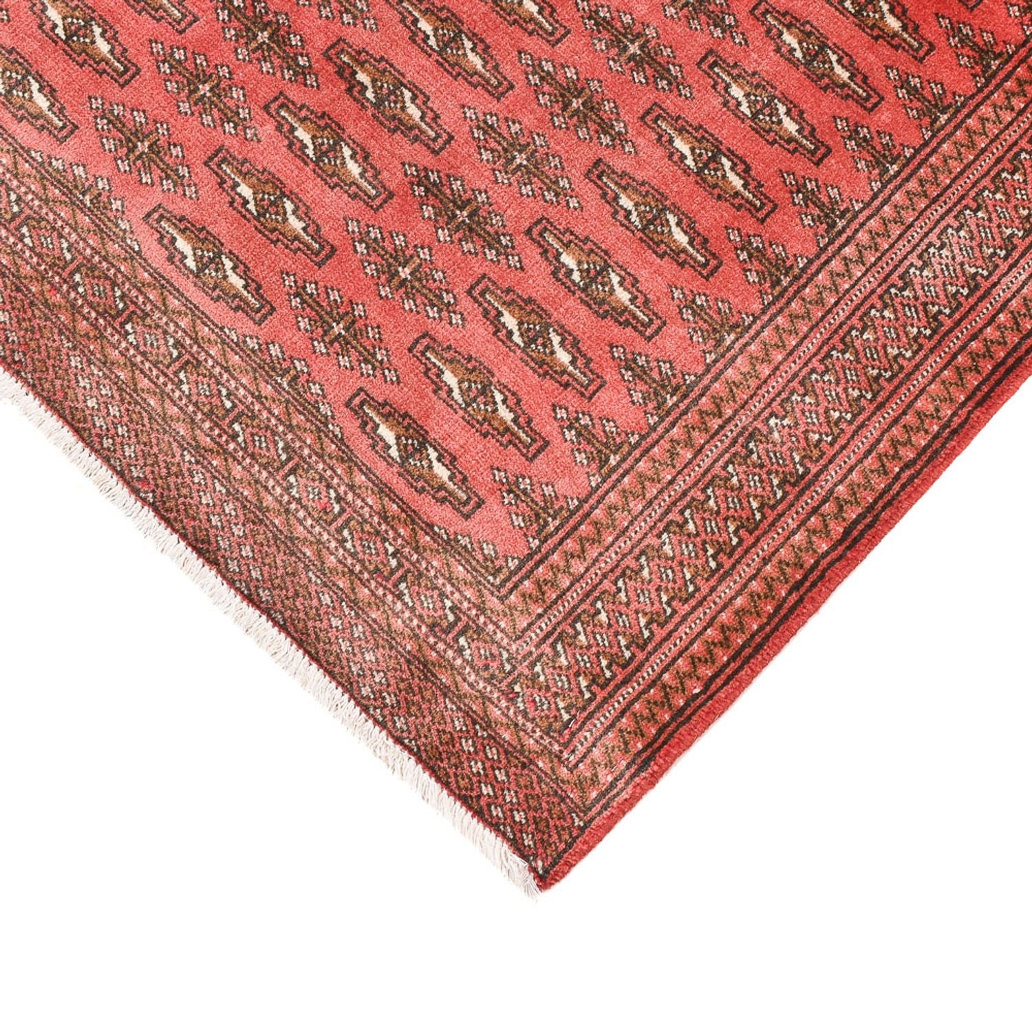 Alfombra Turkaman - 140 x 104 cm - rojo