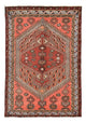 Alfombra persa - Bidjar - 136 x 96 cm - rojo claro