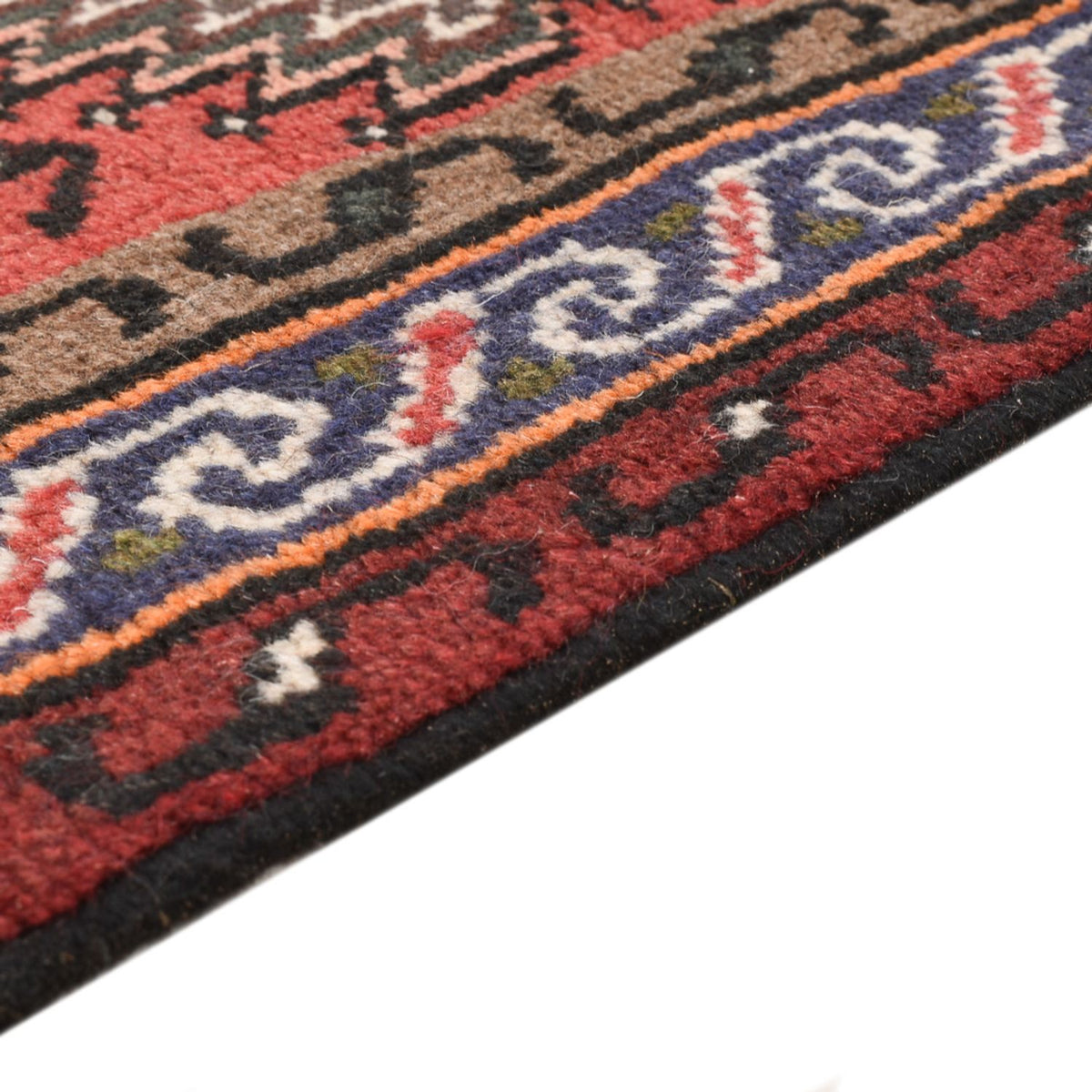 Alfombra persa - Bidjar - 136 x 96 cm - rojo claro