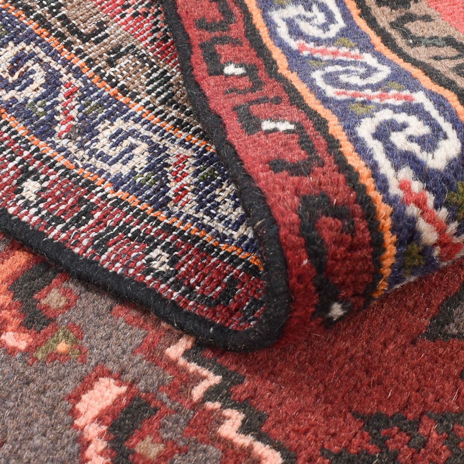 Alfombra persa - Bidjar - 136 x 96 cm - rojo claro
