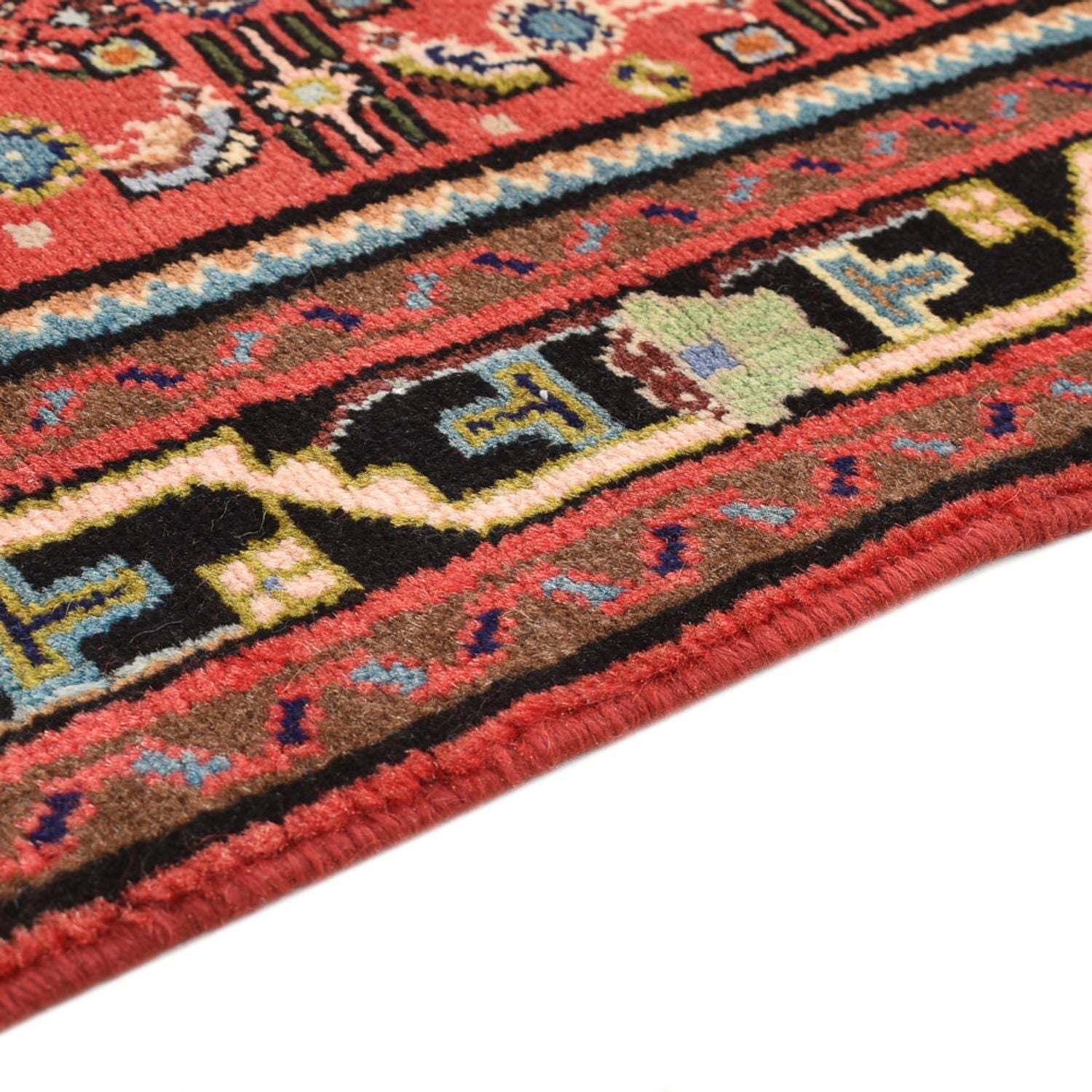 Alfombra persa - Nómada - 143 x 109 cm - rojo claro